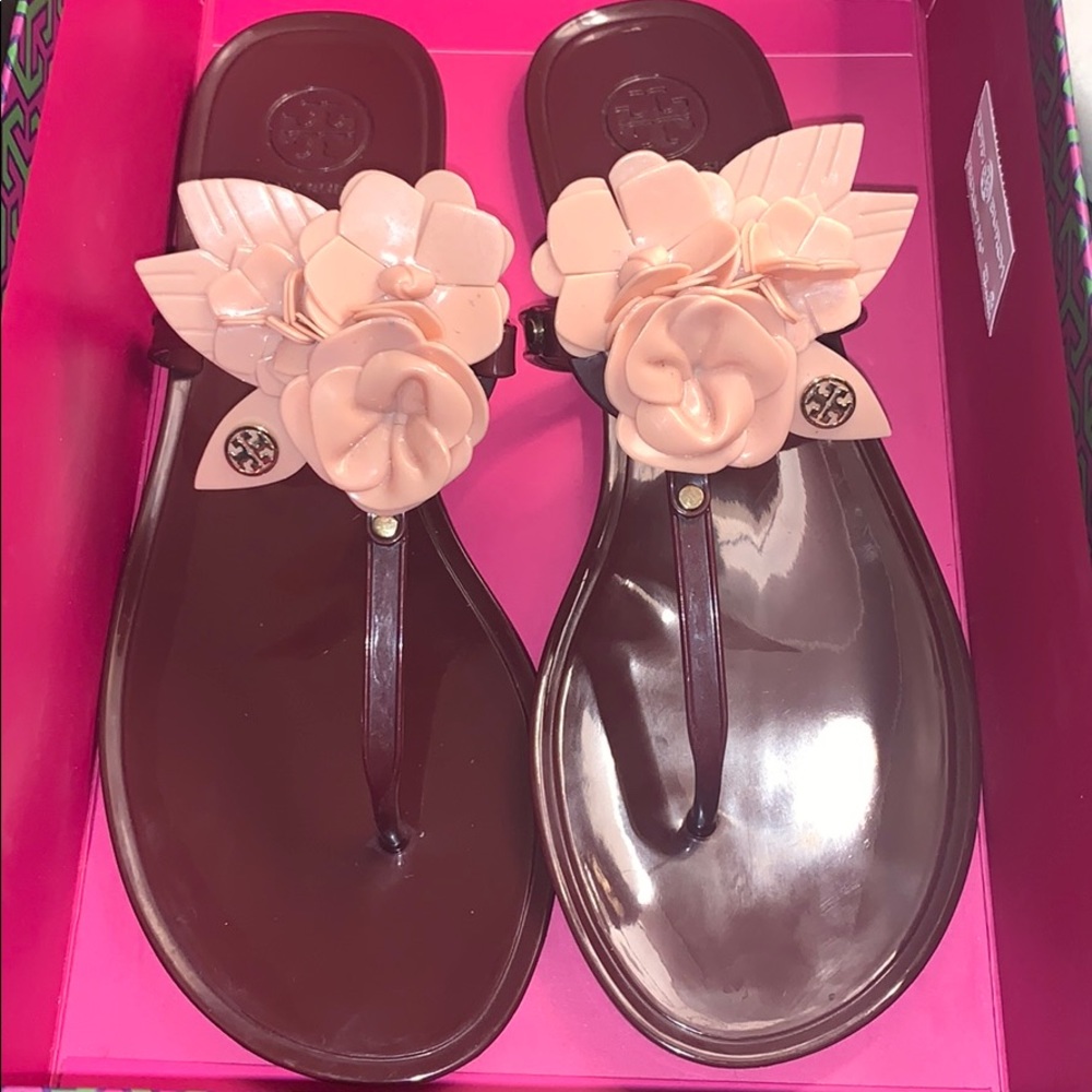 Tory Burch Jelly Slides/ WORN ONCE